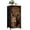 Color 4, variant on Dresser for Bedroom with 4 Storage Drawers Misty Pine Forest Layered Evergreen Trees Soft Fog Dressers Chest of Drawers Steel Framed Fabric Closet Organizers for Dorm Entryway End Table