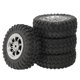 thumbnail image 3 of Paquete de 4 neumáticos para coche RC MN99S 1/12, piezas de repuesto esenciales para bricolaje Plata, 3 of 8