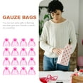 thumbnail image 6 of TABLZONE 100pcs Small Rosy Organza Favor Bags Party Wedding Decoration Pouches, 6 of 6