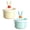 Creamy White*2, variant on SomWiBe 2 Pcs Bunny-Ear Sink Strainer Basket, Press-to-Dump Kitchen Sink Drain Strainer, 3 Inch Food Waste Catcher with One-Press Lifting Stopper, Durable Plastic, Dishwasher Safe