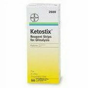 KETOSTIX Reagent Strips for Urinalysis, Measure Ketone Levels, 100-Count Box, 2881