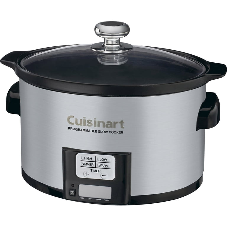 CuisinartのProgrammable Slow Cooker Cuisinart, Programmable Slow Cooker, 3.5 qt, Stainless Steel
