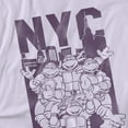 thumbnail image 3 of Teenage Mutant Ninja Turtles Tmnt Nyc Turtles Women's Graphic T-Shirt Rolled Sleeve Tee, 3 of 6
