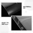 thumbnail image 3 of WHAMVOX Window Covers Awning Canopy Transparent PC Rain Protection for Outdoor Space 1Pack, 3 of 8
