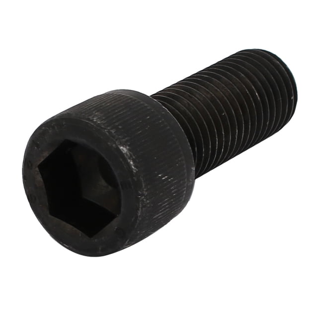 Tornillo de cabeza hexagonal con socket de grado 12.9, rosca completa M16x40mm, mano izquierda, color negro