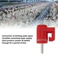 thumbnail image 4 of Bedero de tetina para pollo de 30 piezas, bedero de agua para aves de corral automático para suministro de agua limpia, diseño de fácil acceso, abraquiad con bola de, 4 of 7