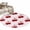 Red, variant on Pink Cherry Round Area Rug 6Ft Washable Circle Rugs for Bathroom Office, Farmhouse Watercolor Cherries Fruits Non-Slip Carpet Floor Mats Indoor Outdoor Carpet Runner Aesthetic Home Decor