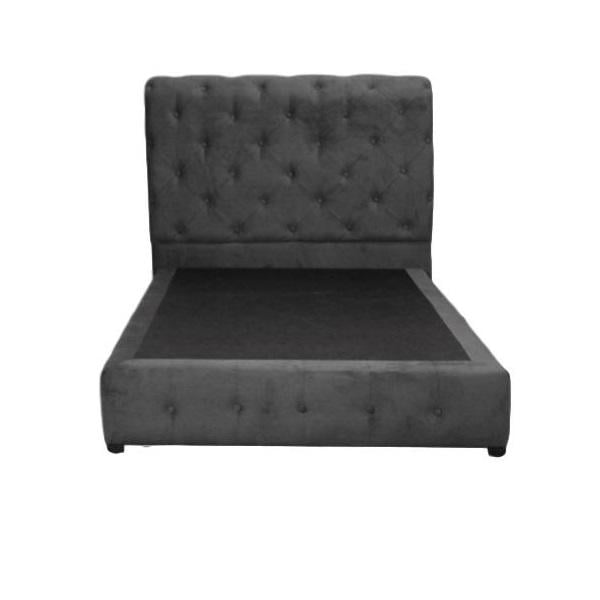 Cama Individual Kessa Muebles Vintage Gris