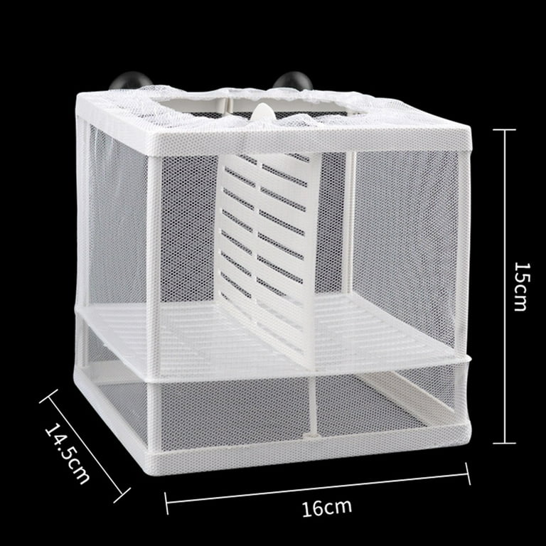 baby net fish tank Small Aquarium Incubator Small Fish Isolation Box Net Tropical Fish Breeding Box
