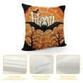 thumbnail image 4 of YINGXI Halloween Decor Pillow Covers Happy Halloween Decorations Farmhouse Saying Outdoor Fall Pillows Decorative Throw Pillow Cushion Case 18x18in, 4 of 5
