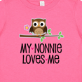 thumbnail image 4 of Inktastic My Nonnie Loves Me Grandchild Girls Baby T-Shirt, 4 of 5