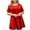Red, variant on Hvyesh Women's Plus Size Tops Dressy Short Sleeve Tunic Tops 2025 Summer Casual Tee Shirt Flowy Hide Belly Blouses Gangas
