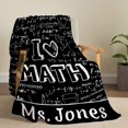 thumbnail image 5 of Love You So Math Funny Soft Blanket Throw Blanket Blankets Bed Sofa Fuzzy Blanket for Kids Boys Girls Kid（50"X40"）, 5 of 6