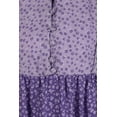 thumbnail image 4 of Lilac - Vintage purple - Floral - Crew neck - Fully Lined - Modest Dress - Benin, 4 of 5