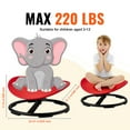 thumbnail image 2 of KFFKFF Chaise Pivotante pour Enfant, Chaise Rotative jusqu'à 220 Lb, Siège Sensoriel à Rotation, Conçue pour les Enfants Autistes, Robuste, Base Antidérapante, Rouge, 2 of 9