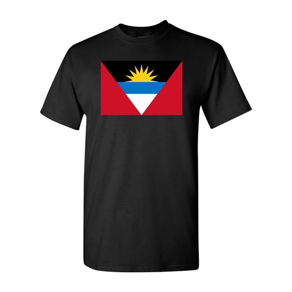 Antigua Barbuda Country Flag Adult DT T-Shirt Tee