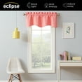 thumbnail image 4 of Eclipse Kendall Solid Scalloped Valance (1 Panel), 42 In Wide x 18 In Long, Coral, 4 of 6