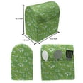 thumbnail image 5 of Floral Lounger Chair Bag, Blooming Daisies Spring Time Hand Drawn Scribbled Botany, High Capacity Storage with Handle Container, Lounger Size, Yellow Green Yellow, by Ambesonne, 5 of 5