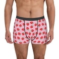 thumbnail image 3 of JUNZAN Hand Drawn Strawberry Mens Underwear Boxer Briefs for Men’s - XX-Large, 3 of 7