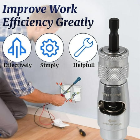 

Efficient Neat and Professional Aluminium Alloy Wire Twister Stripper: A Must-Have Tool for High Precision Electrical Projects and Professionals in the Industry.