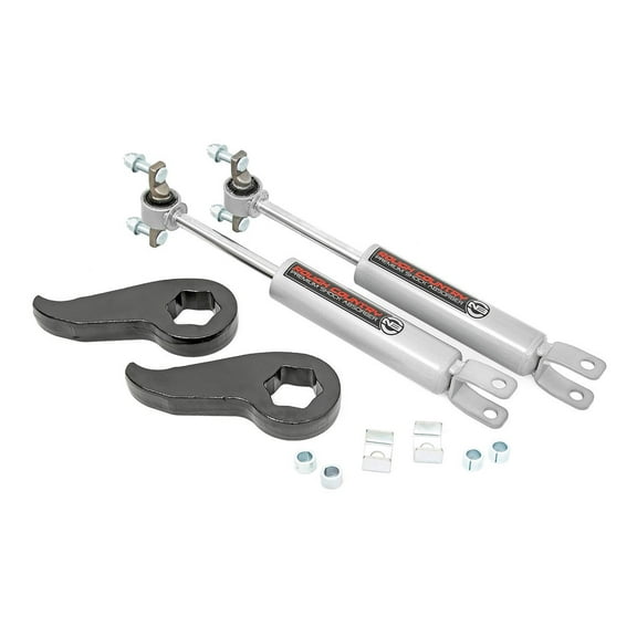 Rough Country 2" Leveling Kit (fits) 2020 Chevy Silverado GMC Sierra 2500 3500 HD | N3 Shocks Torsion Keys | 959430