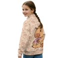 thumbnail image 3 of Xoenoiee Capybara Orange Donut Cake Print Girls' Sweatshirts Half Zipper Pullover Tops for Teen Girls Drop Shoulder Long Sleeve Sweater Outfits，Size 5-6 Years, 3 of 7