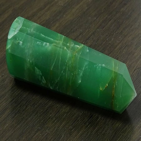 Reikiera Nephrite Jade Gemstone Massage Wand Reiki Healing Energy Spiritual Stone
