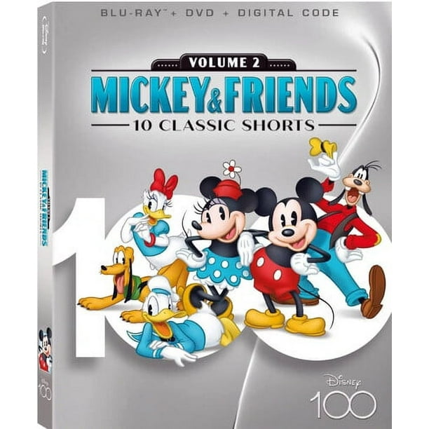 Coffret Legacy 100 ans Disney, 100 films d'animation Blu-Ray