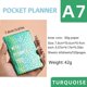 thumbnail image 1 of 2 paquetes de minicuaderno A7, bloc de planificación diaria de 3,07 x 4,17 pulgadas, cuaderno de lista de tareas, bloc de notas de hojas desprendibles sin fecha, calendario de trabajo, organizador,, 1 of 8