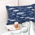 thumbnail image 4 of Pofeuu Ornamental Fish Print Polyester Microfiber Plush Pillowcases, Super Soft and Cozy Pillow Case Covers with Envelop Closure（Pillow core not included）-14"x20", 4 of 6