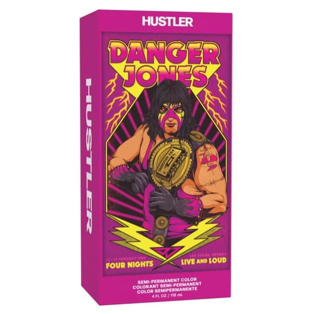 Tinte de cabello semipermanente Danger Jones Hustler Rosa