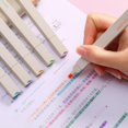 thumbnail image 4 of Morandi Color Soft Head Highlighter Pen Light Color Fluorescent Marker Pen Student Draw Key Color Marker Pen Set, 4 of 7