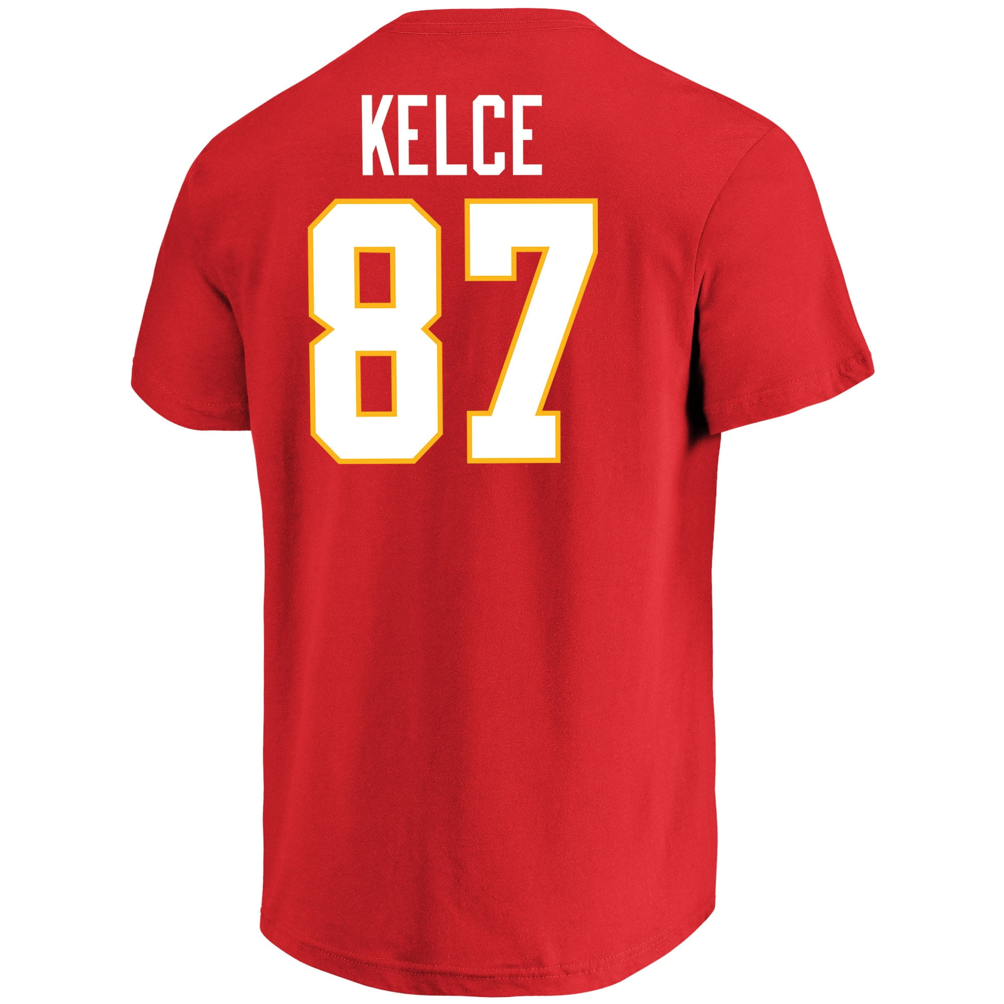 NFL Travis Kelce Kansas City Chiefs Mens Name & Number Short Sleeve Tee