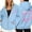 Blue, variant on Shadoumai Breast Cancer Awareness Hoodie For Women 2025 Long Sleeve Full Zipper Hoodies With Pockets Hooded Sweatshirt Fall Winter Jacket