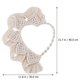 thumbnail image 2 of unbranded Tapiz Colgante De Pared Corazón Tejido En Estilo Bohemio Para Beige Con Borlas, 2 of 8