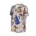 thumbnail image 2 of Rocae Antique Vintage Teapot Coffee Grinder for Breathable Men's Baseball T-Shirt Fashionable Casual Baseball Jersey, Moisture-wicking Sportswear Large, 2 of 9