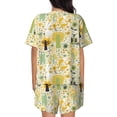 thumbnail image 3 of Kdxio Animal Tree Print Pajamas Sets for Women Short-Sleeved Pjs with Lounge Shorts Two Piece Sleepwear S-4XL, 3 of 9