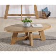 thumbnail image 2 of Martin Svensson Home BoHo Oval Wood Coffee Cocktail Table in Natural Prairie Oak, 2 of 7