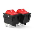 thumbnail image 5 of 2Pcs AC 20A/125V 22A/250V DPST 2 Posición Interruptor de Palanca de Luz Roja, 5 of 5