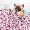 thumbnail image 3 of Pofeuu Flower Butterfly Print Puppy Blanket,Dog Blankets,Pet Blanket Cozy Cat Blankets for Indoor Cats, Fuzzy Pet Blanket for Kitten Doggy Dog Blankets-Small, 3 of 8
