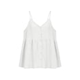 thumbnail image 5 of BUIGTTKLOP Cotton Linen Camisole Tops for Women Summer Sleeveless Spaghetti Strap Tank Tops V Neck Loose Fitted Camis, 5 of 6