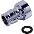 thumbnail image 1 of shiyou-Faucet Quick Connector Adapter, Thead Connecting Faucet Aerator Adapter with Snap Quick Connector Fitting for Dishwasher Washing Machine (G1/2 Hose Thread), 1 of 4