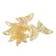 thumbnail image 3 of 40 Uds., Rebanada de Mariposa de Metal Ahuecada, Fabricación de Bricolaje, Accesorios para Manualidades, Suministros para Joyas - dorado Macarena Colgante de los encantos de filigrana, 3 of 8