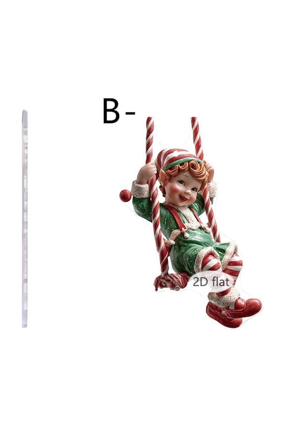 Christmas Snowman 2D Acrylic Car Keychain, Shiny Hanging Decoration That Doubles as Versatile Holiday Decor Props for Keys, Christmas Tree Branches, Or Purse Straps This Festive Season