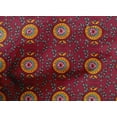 thumbnail image 4 of oneOone Cotton Poplin Fabric Leaves & Floral Block Decor Fabric Printed BTY 56 Inch Wide, 4 of 4
