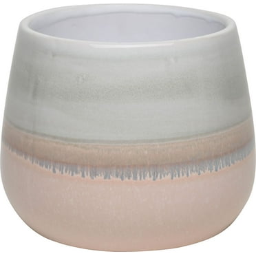 Better Homes & Gardens 6 Inch Ceramic Emily Planter Pink