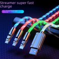 thumbnail image 4 of El cable de datos del codo de transmisión de carga súper rápida 5A admite la transmisión de datos de la línea de carga del automóvil de la discoteca, 4 of 5