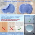 thumbnail image 7 of 2-Pack Shower Foot & Back Scrubber Massage Pad, Silicone Non-Slip Mat with Suction Cups, No Bend Deep Clean for Seniors, Men & Women, 7 of 7