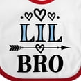 thumbnail image 4 of Inktastic Lil Bro Announcement Boys Brother Boys Baby Bib, 4 of 4