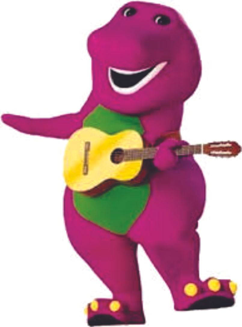 Barney Guitar The Dinosaur Show Mascot Kids TV Show Wall Decals Decor